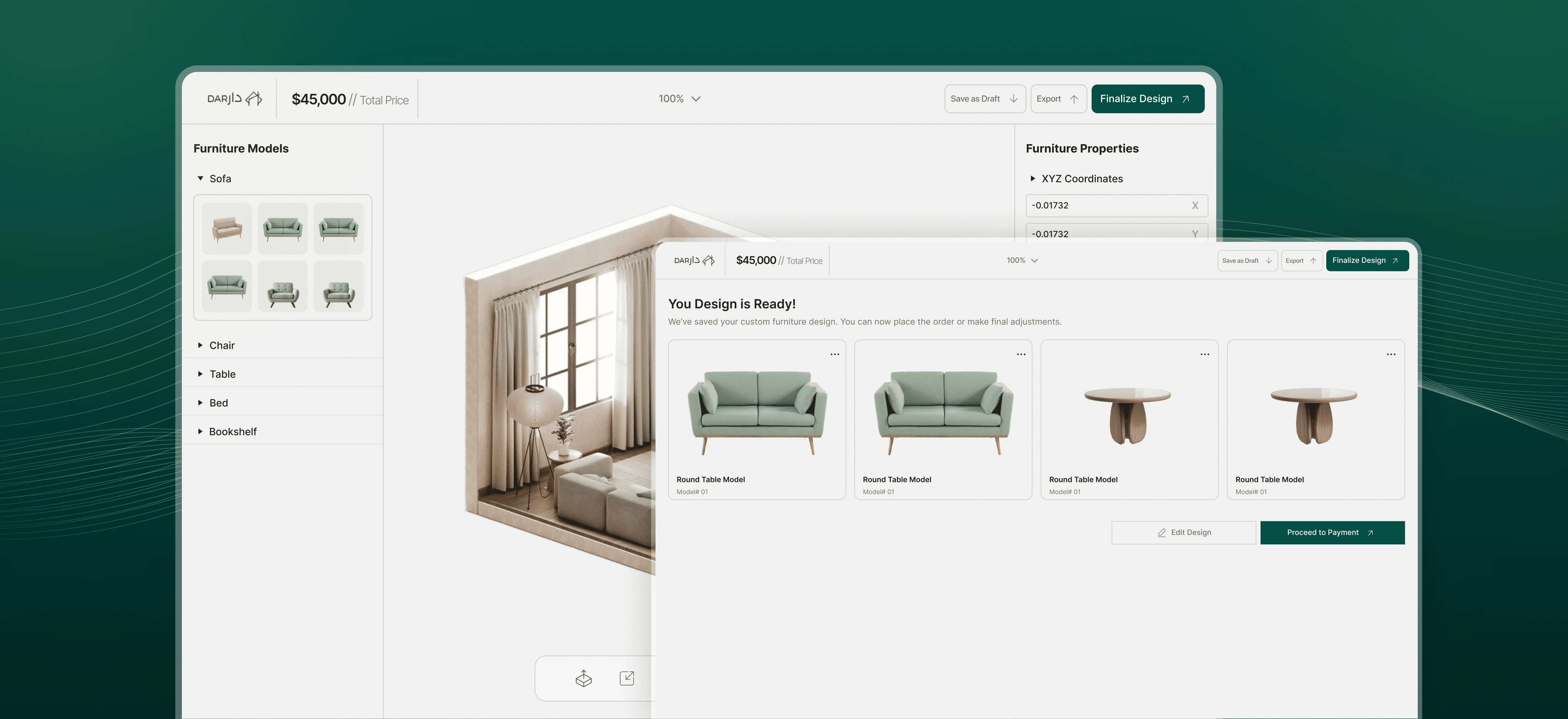 Dashboard Interface