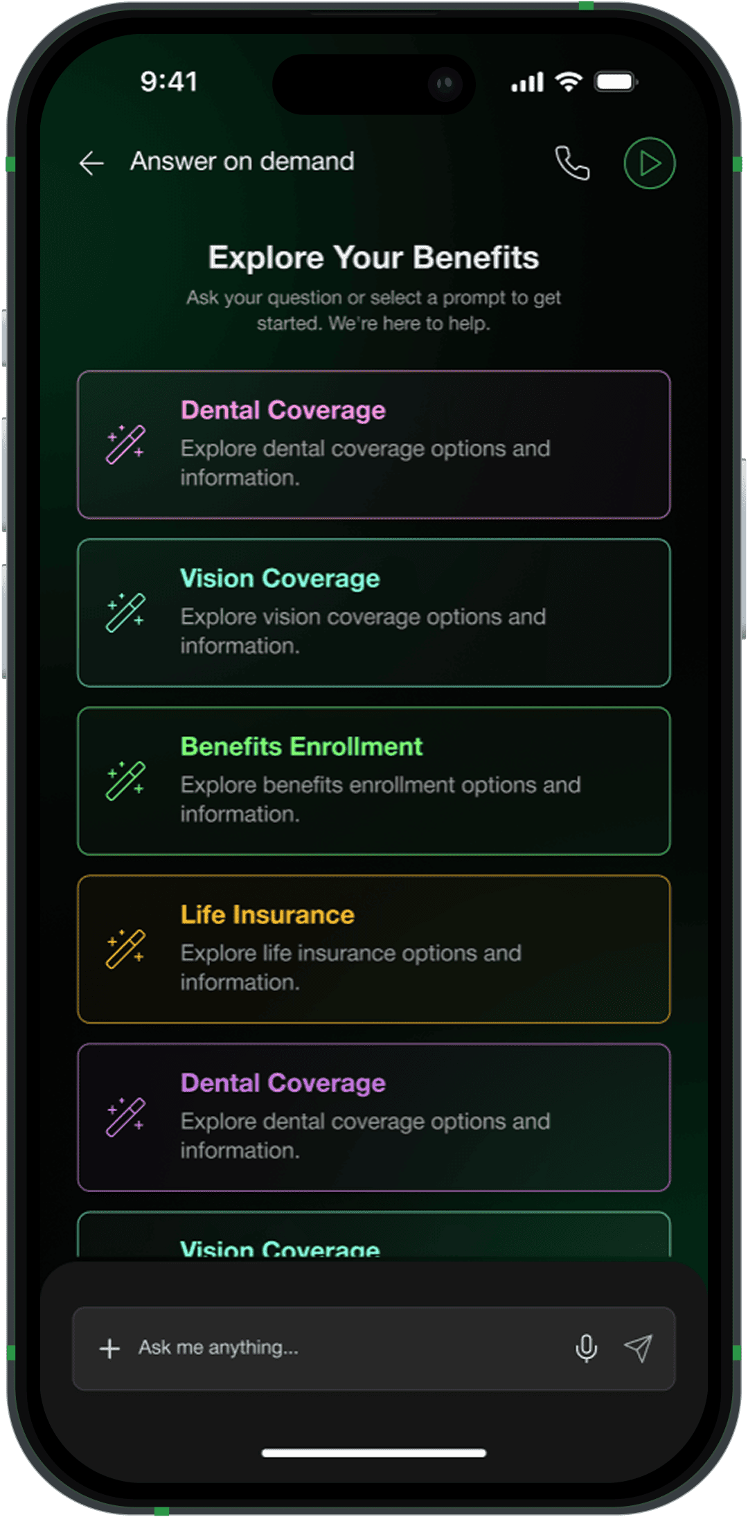 Challenge Mobile UI 2